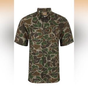 Drake Waterfowl 8-Shot Flyweight Camo Shirt Short Sleeve Men’s Small NWT